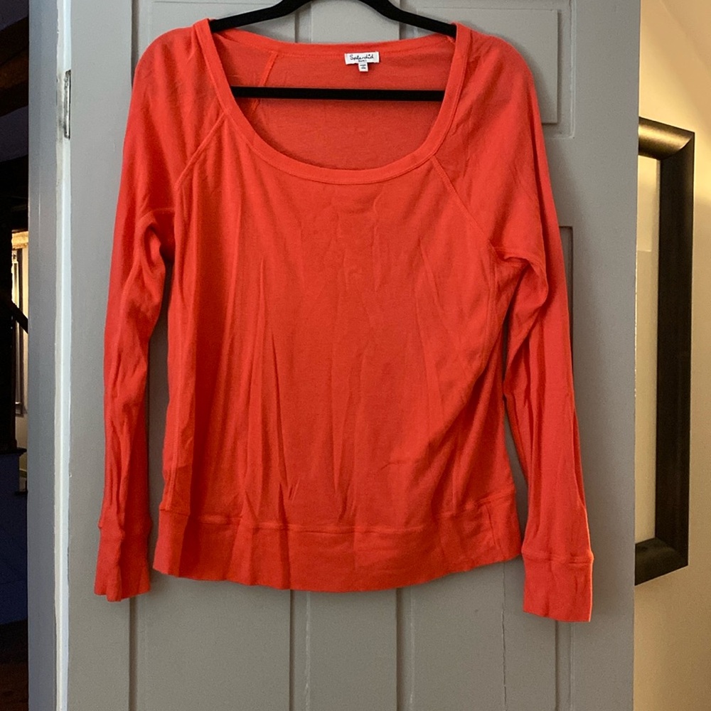 Splendid Long Sleeve Crew Neck Tee Shirt